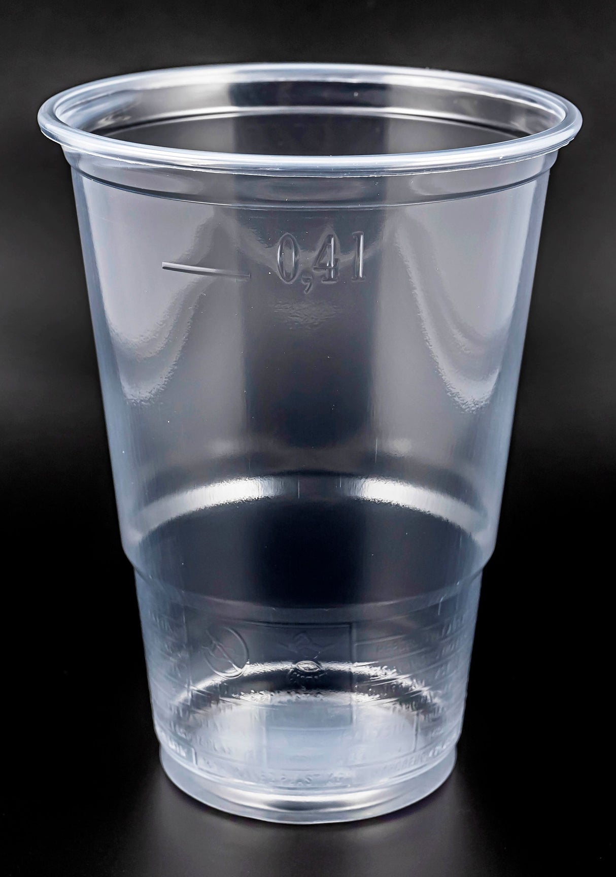 400 Trinkbecher PP klar-glatt mit Eichstrich transparent 400 ml 08111