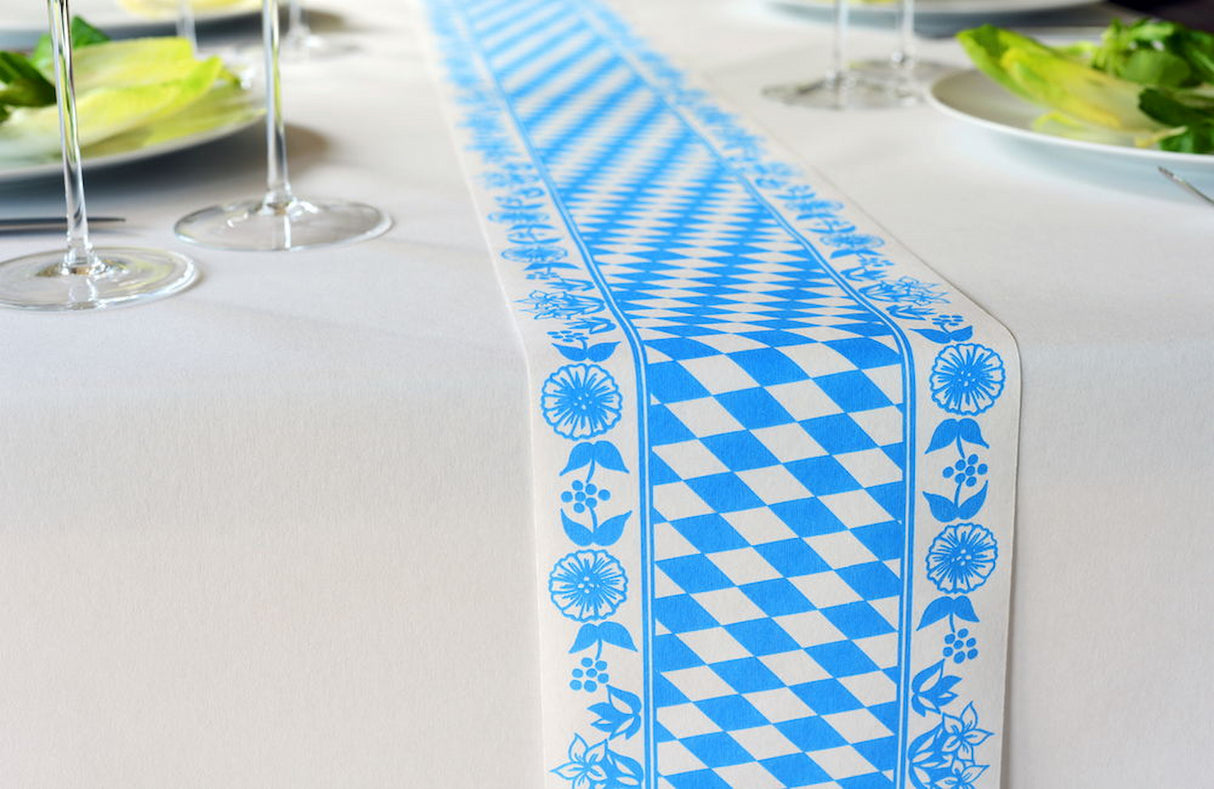 1 Dunicel® Tischläufer Bayernraute 015m x 20m 159447