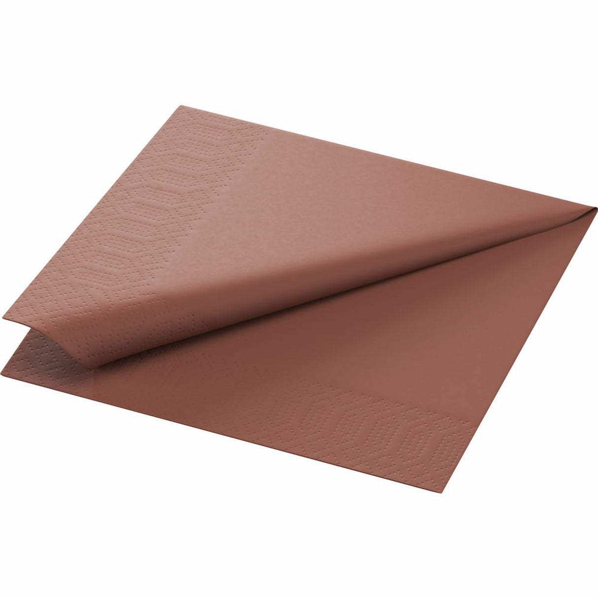 250 DUNI Servietten chestnut 3-lag. 33x33 cm 1/4 Falz 174031