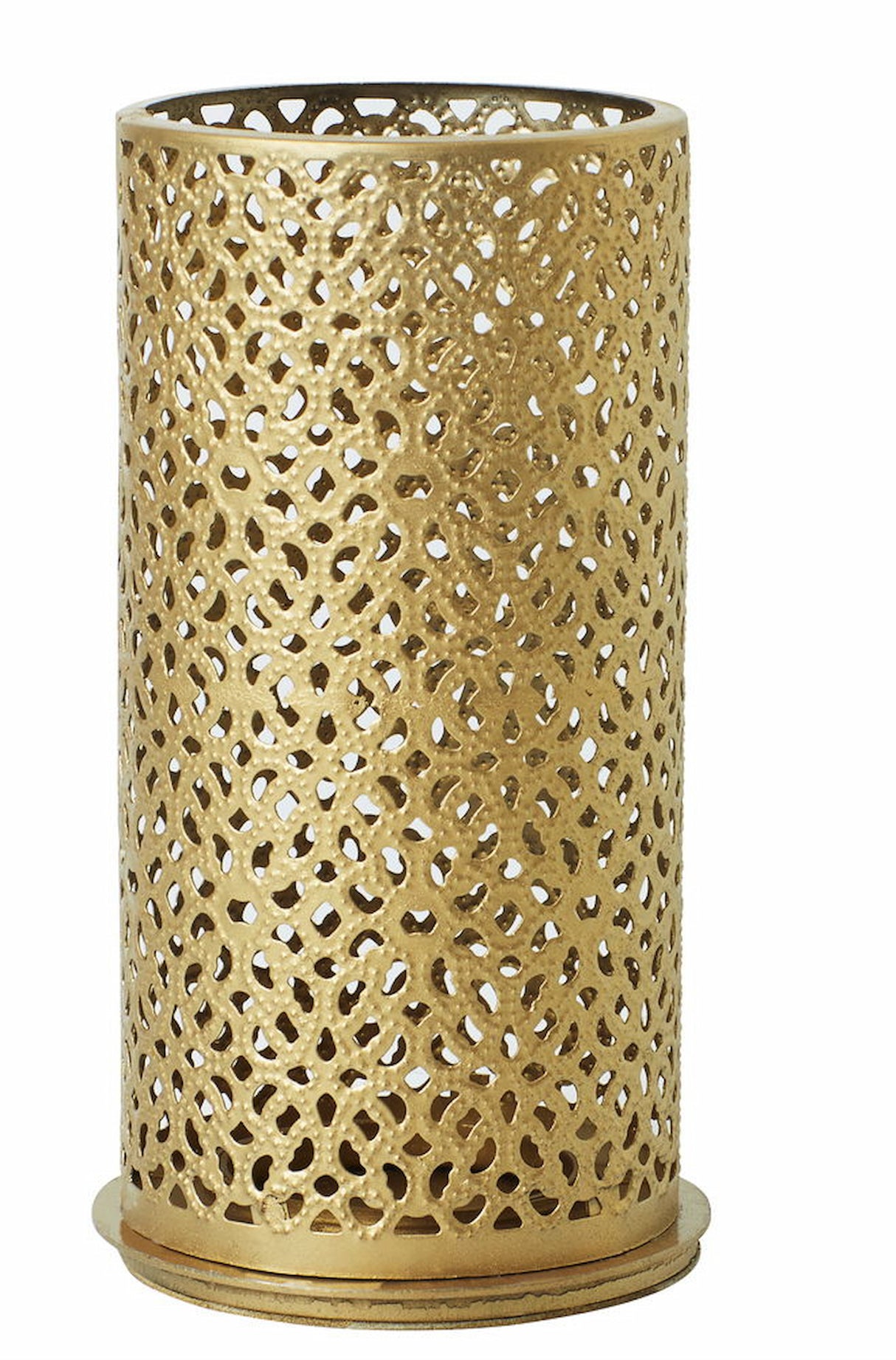 4 Duni Kerzenhalter Bliss gold Metall 176149