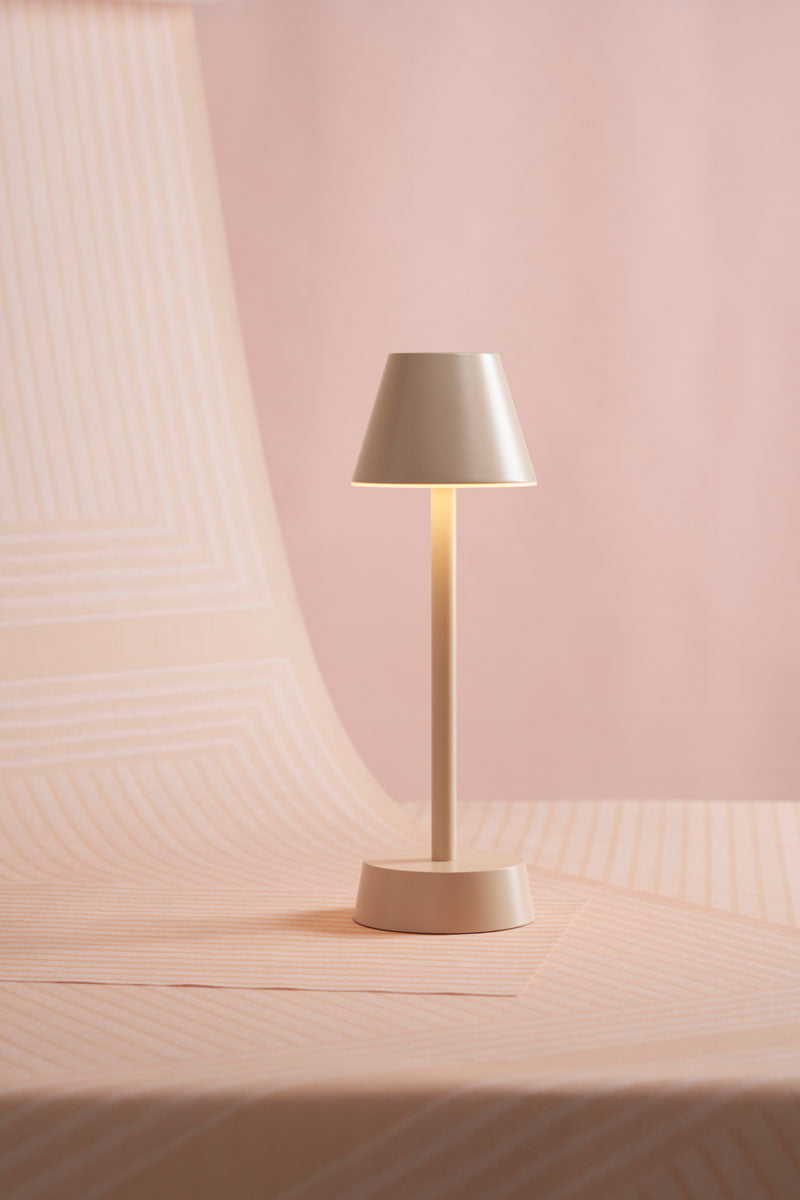 1 Duni LED Lampe kabellos Zelda soft pink 206420 inklusive Ladestation