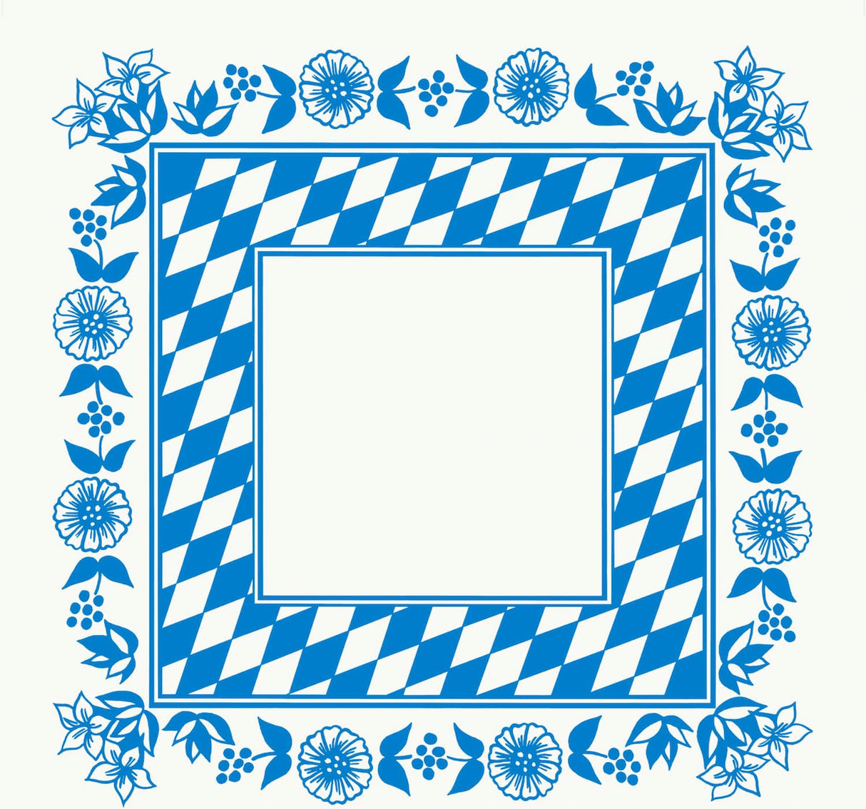 20 Dunicel® Mitteldecken Bayernraute 84 cm x 84 cm 222747