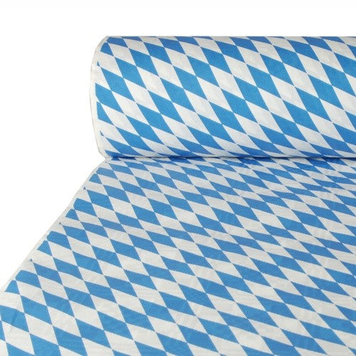 1 Papier-Tischdeckenrolle Raute-Bayern 100 cm x 50 m 250051