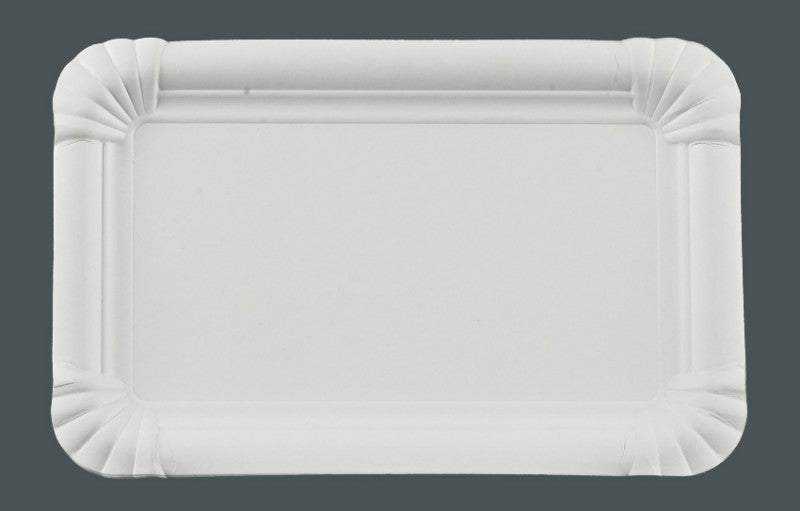 1500 Pappteller rechteckig 13 x 20 cm