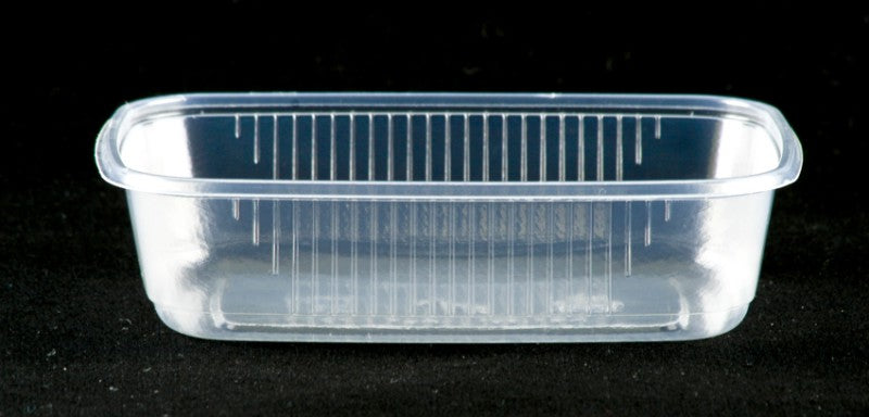 100 Verpackungsbecher rechteckig 125 ml