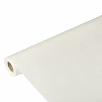 1 Papstar Vlies Tischdecke, weiss "soft selection" 10 x 1,18 m, 82305