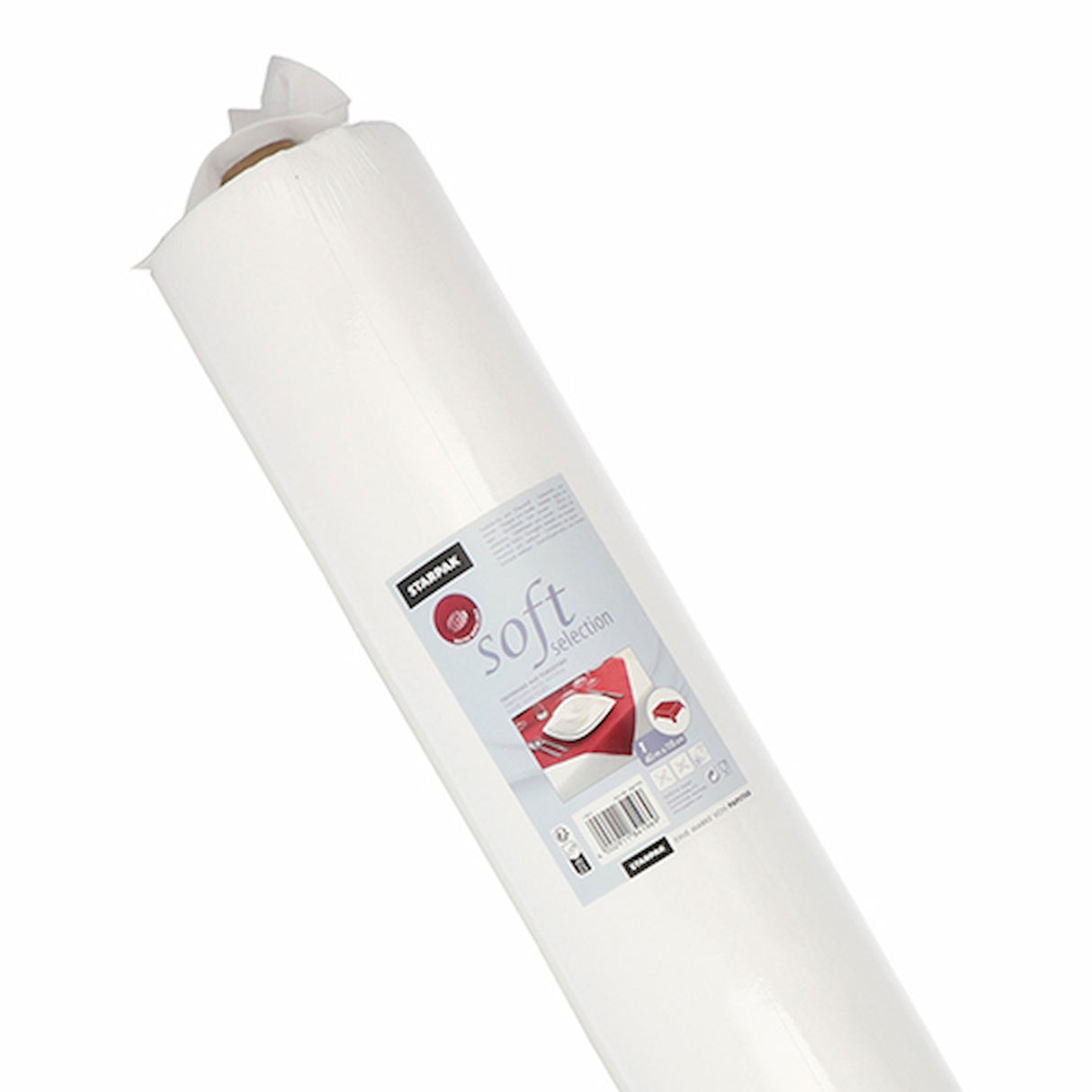 1 Papstar Vlies Tischdecke weiss "soft selection" 40 x 118 m 84196