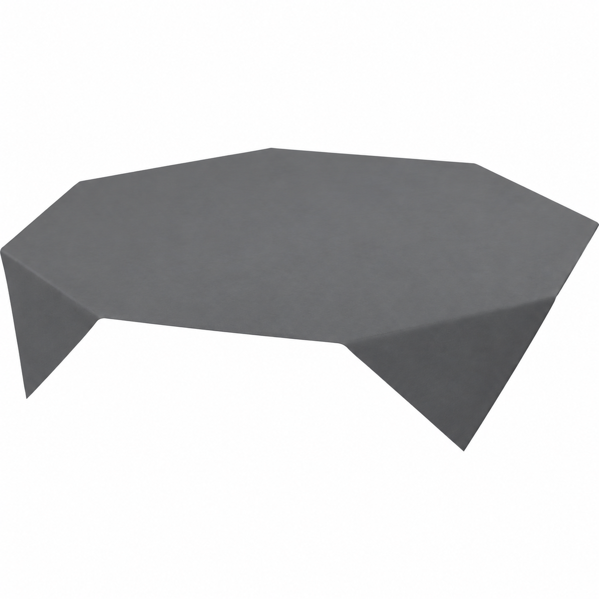 100 Bio Dunicel® Mitteldecken granite grey, 84 cm x 84 cm, 210364