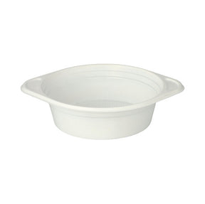 100 Suppenterrine PP rund 500 ml Ø 156 cm · 45 cm weiss mit Anfasser