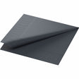 250 DUNI Servietten schwarz 3-lag. 33x33 cm 1/4 Falz 149070