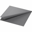250 DUNI Servietten granit grey 3-lag. 33x33 cm 1/4 Falz 156915