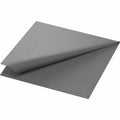 250 DUNI Servietten, granit grey, 3-lag., 33x33 cm, 1/4 Falz 156915
