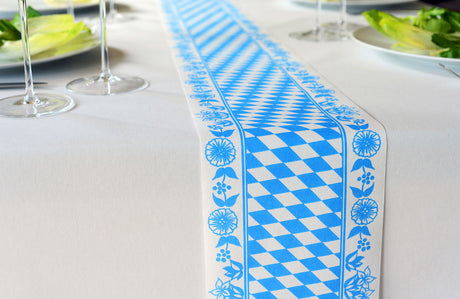 1 Dunicel® Tischläufer Bayernraute 015m x 20m 159447 