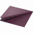 250 DUNI Servietten plum 3-lag. 33x33 cm 1/4 Falz 165531