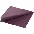 1000 DUNI Servietten, plum, 3-lag., 33x33 cm, 1/4 Falz 165531