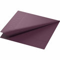 250 DUNI Servietten, plum, 3-lag., 33x33 cm, 1/4 Falz 165531