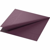 250 DUNI Servietten, plum, 3-lag., 33x33 cm, 1/4 Falz 165531