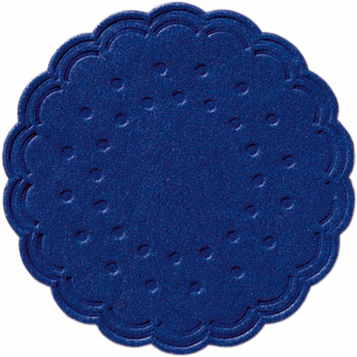 250 Duni Tissue-Untersetzer, rund Ø 7,5 cm Dunkelblau Mehrlagig, 165727