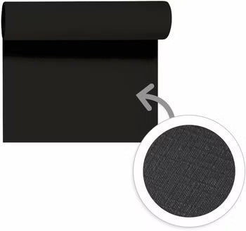 1 Evolin® Tete-á-Tete, schwarz, 0,41 m x 24m, 166856