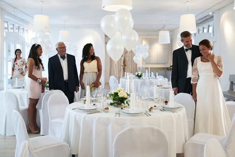 15 Duni Evolin® Tischdecken rund weiss Ø 180cm 171137