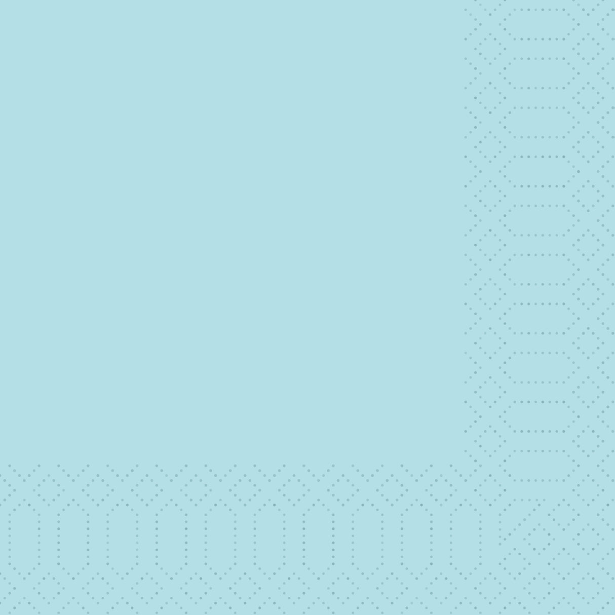 1000 DUNI Servietten mint blue 3-lag. 33x33 cm 1/4 Falz 171545