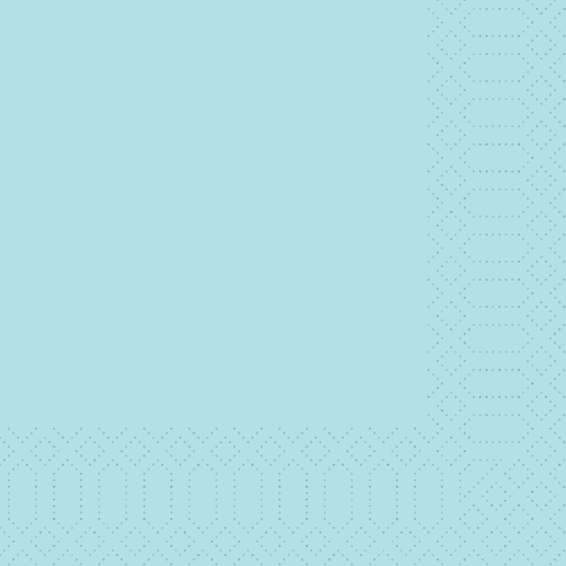 1000 DUNI Servietten, mint blue, 3-lag., 33x33 cm, 1/4 Falz 171545