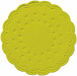 3000 Duni Tissue-Untersetzer, rund Ø 7,5 cm Kiwi Mehrlagig, 171908