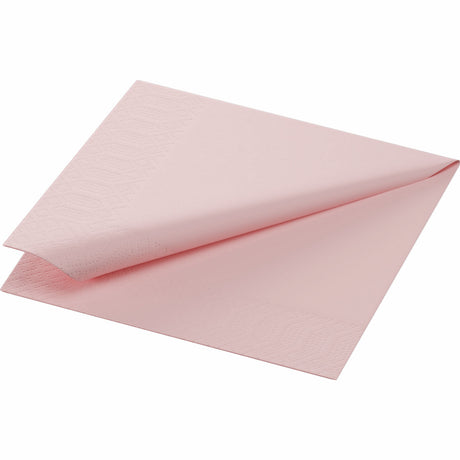 250 DUNI Cocktail-Servietten, mellow rose, 3-lag., 24x24 cm, 1/4 Falz, 174171