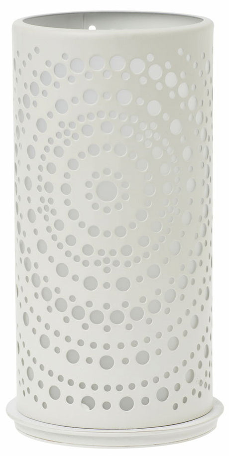 4 Duni Kerzenhalter Billy weiss Metall 174418