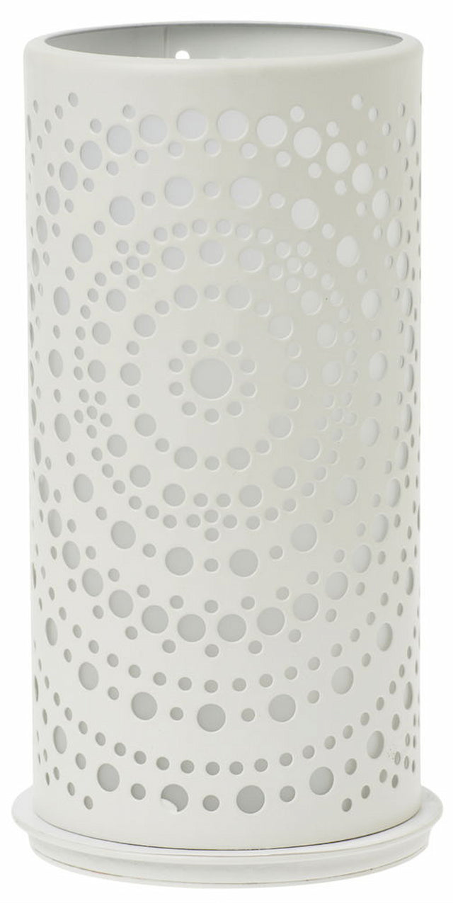 4 Duni Kerzenhalter Billy weiss Metall 174418