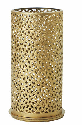 4 Duni Kerzenhalter Bliss gold Metall 176149