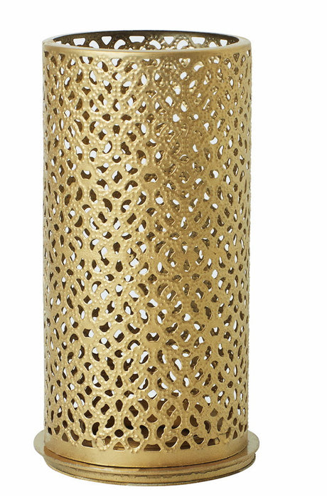 4 Duni Kerzenhalter Bliss gold Metall 176149