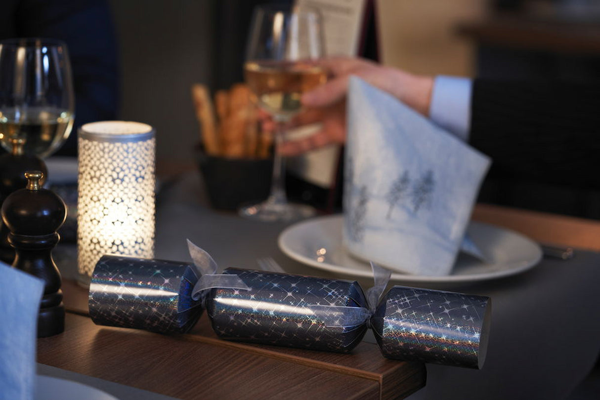 4 Duni Kerzenhalter Bliss silber Metall 178478