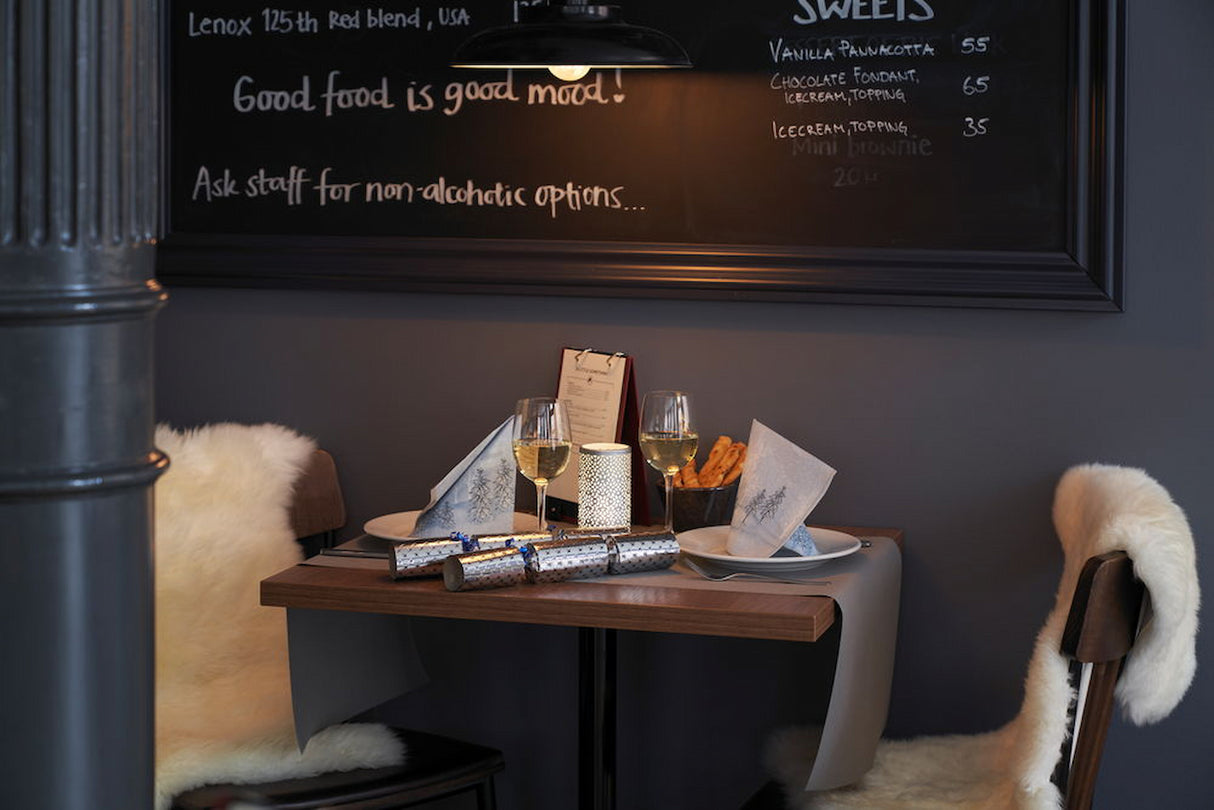 4 Duni Kerzenhalter Bliss silber Metall 178478