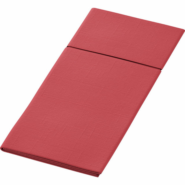 65 Bio Duniletto® Slim Serviettentaschen bordeaux 40x33cm 211074