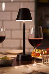 1 Duni LED Lampe kabellos Zelda graphit 206422 inklusive Ladestation