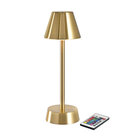 1 Duni LED Lampe kabellos Zelda brass 206423 inklusive Ladestation