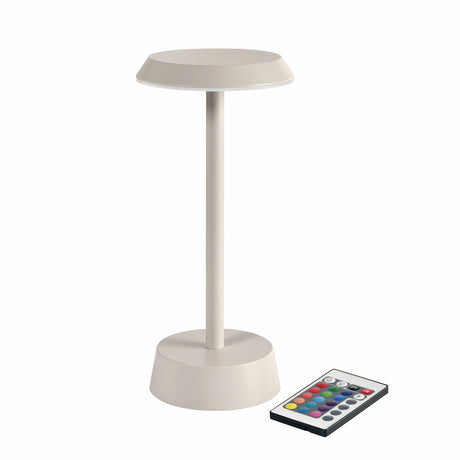 1 Duni LED Lampe kabellos Nour taupe, 206425 inklusive Ladestation