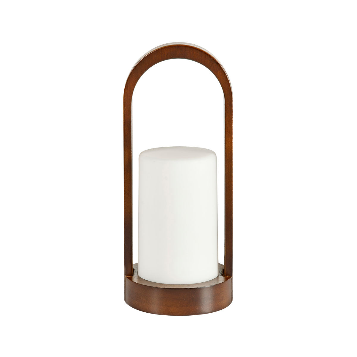 4 Duni LED Halter Easy Walnut braun-weiss 206431