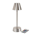 1 Duni LED Lampe kabellos Zelda silber 208759 inklusive Ladestation