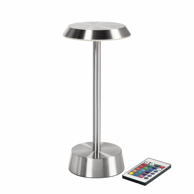 1 Duni LED Lampe kabellos Nour silber, 208761 inklusive Ladestation