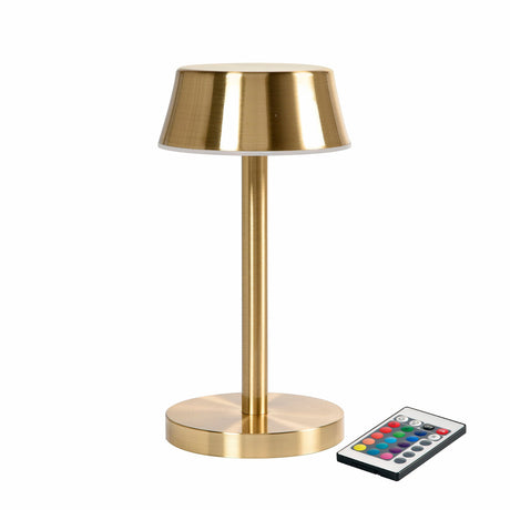 1 Duni LED Lampe kabellos Nour MIDI gold, 210396 inklusive Ladestation