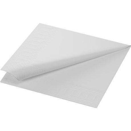 250 Duni Servietten weiss 3-lag. 33x33 cm 1/4 Falz 211017