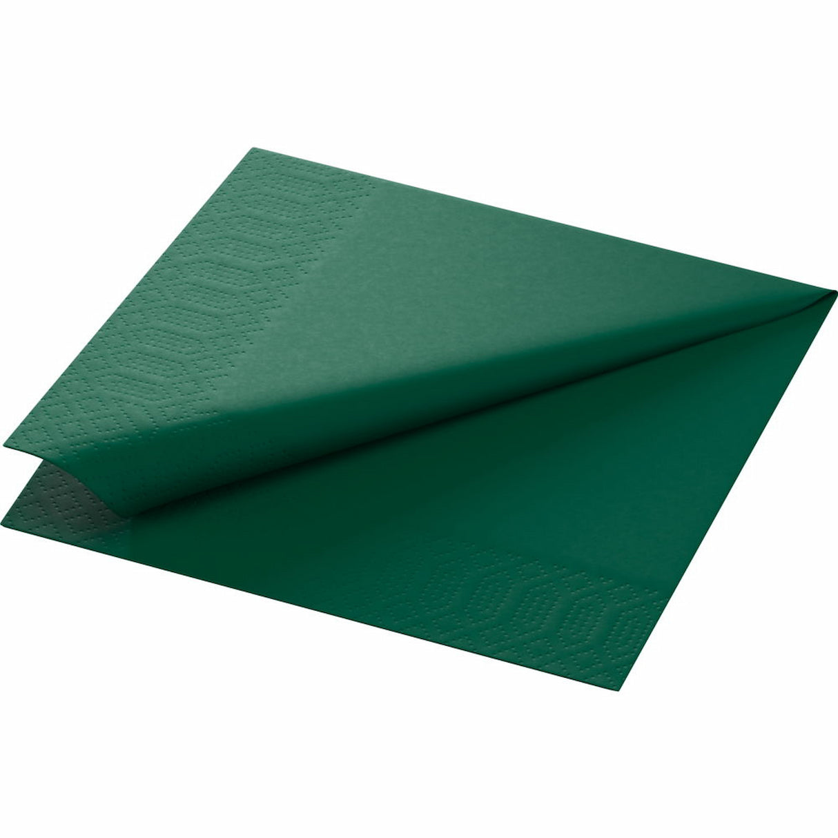 250 DUNI Servietten jägergrün 3-lag. 33x33 cm 1/4 Falz 211505 