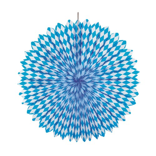 1 Dekofächer, "Bayrisch Blau", d=75cm, 18757