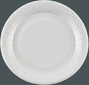 1000 Pappteller rund 23 cm KU23 mit Fettbarriere 271607