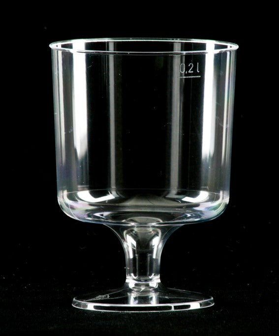 400 Einweg-Weingläser 200 ml glasklar