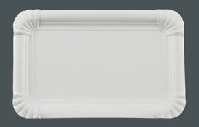 1500 Pappteller rechteckig 13 x 20 cm