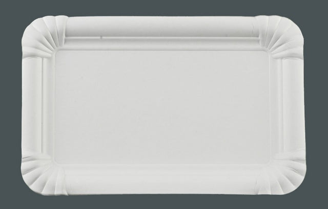 1500 Pappteller rechteckig 13 x 20 cm