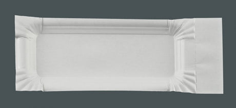 3000 Pappteller rechteckig 8 x 18+3 cm
